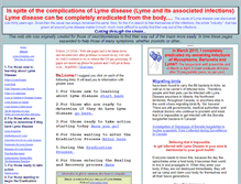 Tablet Screenshot of lyme-symptoms.com